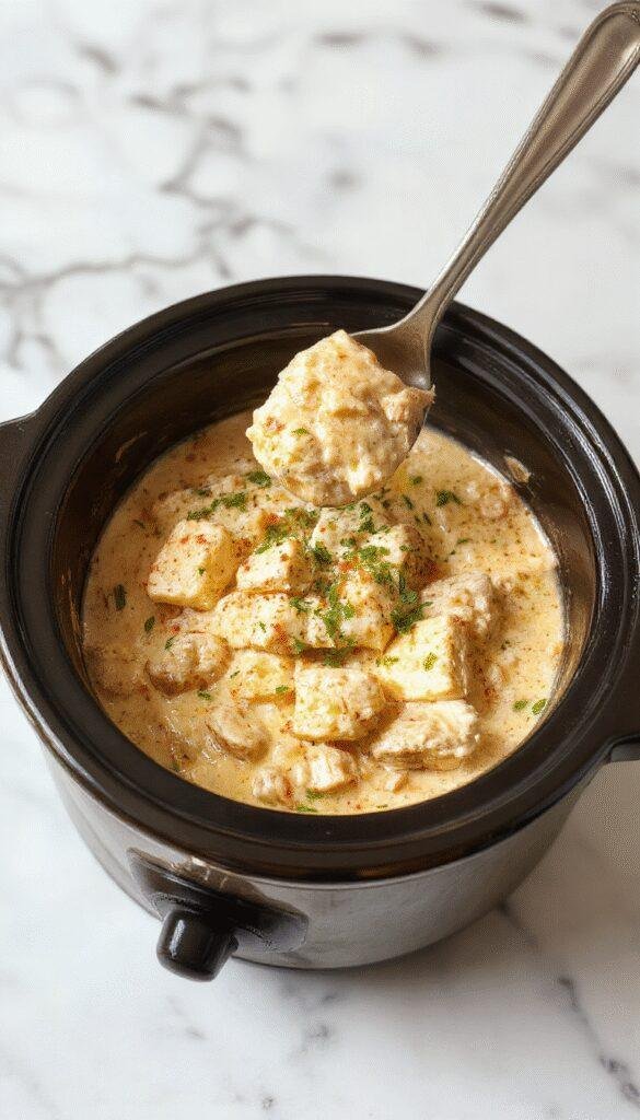 A vibrant bowl of creamy butter chicken with golden-brown chicken pieces submerged in a rich, orange sauce topped with fresh cilantro and a sprinkle of spices, served on a white plate with a side of naan bread, styled to showcase the glossy sauce and tender texture.