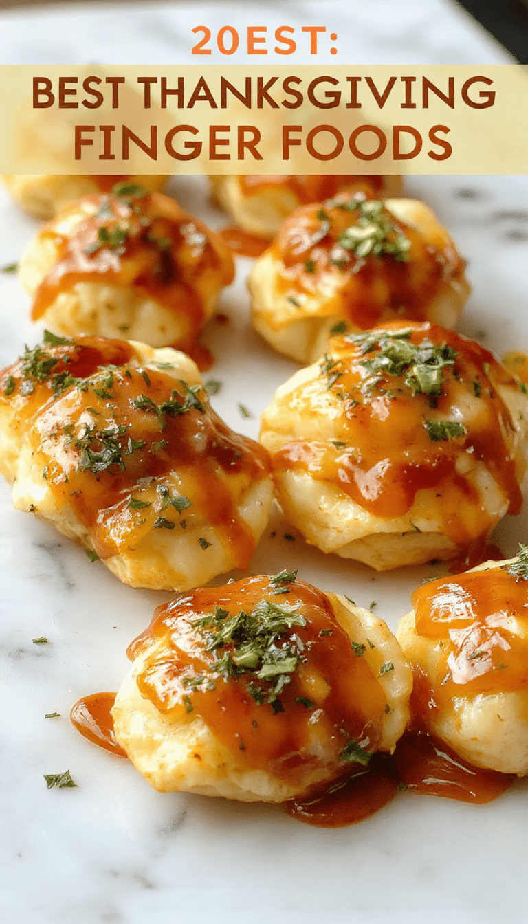 Colorful assortment of Thanksgiving finger foods arranged on a rustic wooden platter, featuring mini sliders, stuffed mushrooms, cheese balls, and vegetable bites, all garnished with fresh herbs and vibrant sauces, captured with a warm, inviting lighting style