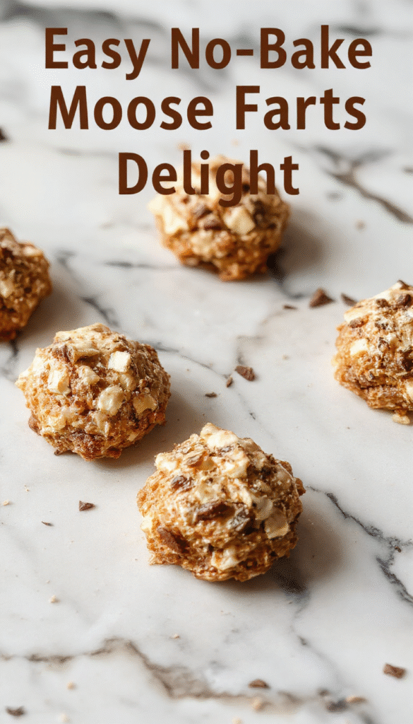 A vibrant dessert plate featuring creamy layered Moose Farts treats with colorful swirls, garnished with sprinkles and a drizzle of chocolate on a clean white surface