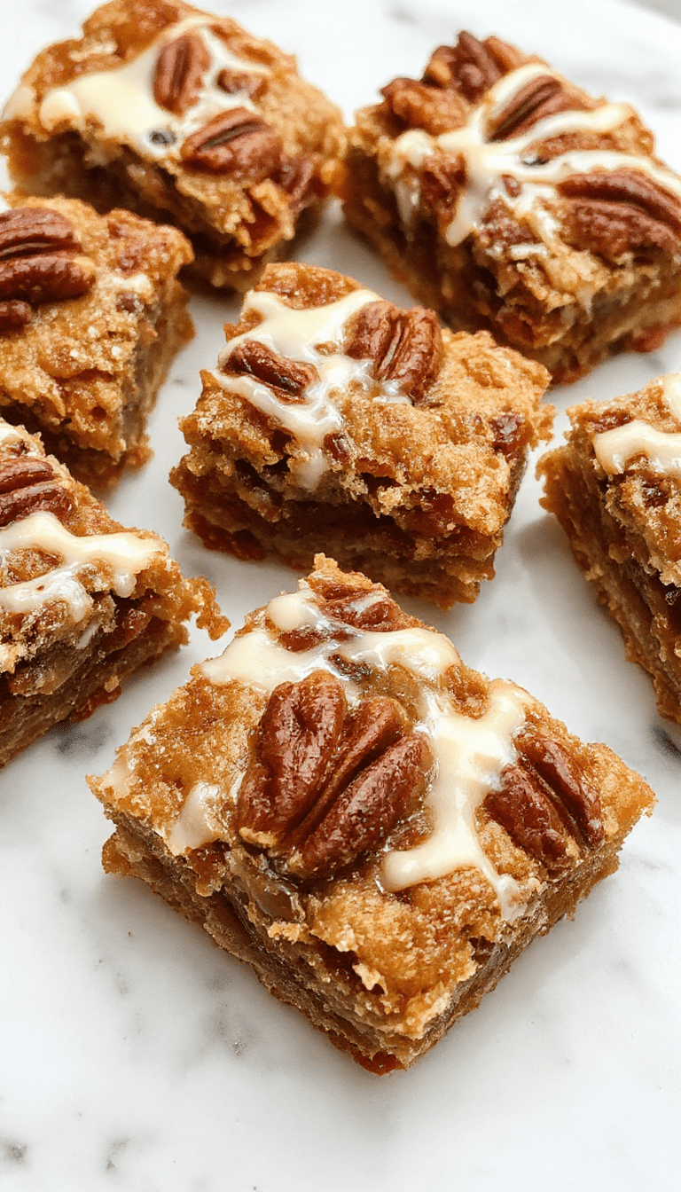 Colorful pecan pie bars arranged on a rustic wooden platter, showcasing a golden-brown crust topped with glossy caramelized pecans, with crumbs scattered around for a homely texture, styled with a soft natural light highlighting the glossy pecan topping.