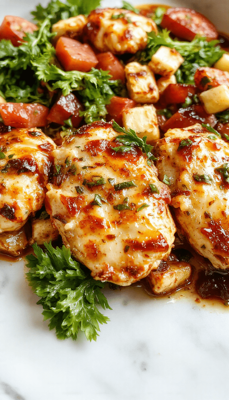 Colorful sheet pan chicken fajitas with vibrant strips of red and green bell peppers, juicy grilled chicken slices, and caramelized onions arranged on a rustic baking sheet with a sprinkle of fresh herbs, all served with lime wedges and tortillas, showcasing a vivid and appetizing display with a mix of textures and warm lighting.